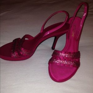 Hot pink heels